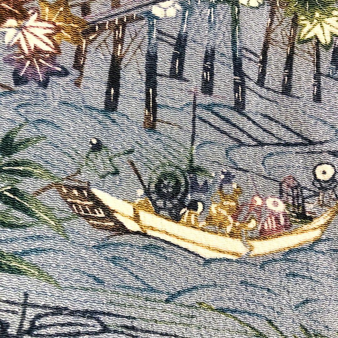 暈し小紋 裄丈69 未使用 トールサイズ】小紋 京友禅 竜田川 袷 裄丈69 身丈168 - メルカリ