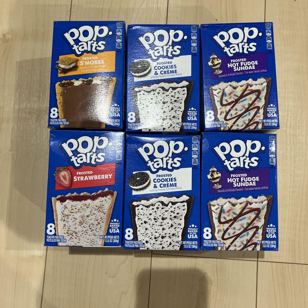 Pop-Tarts 6箱セット 4フレーバー　ポップターツ