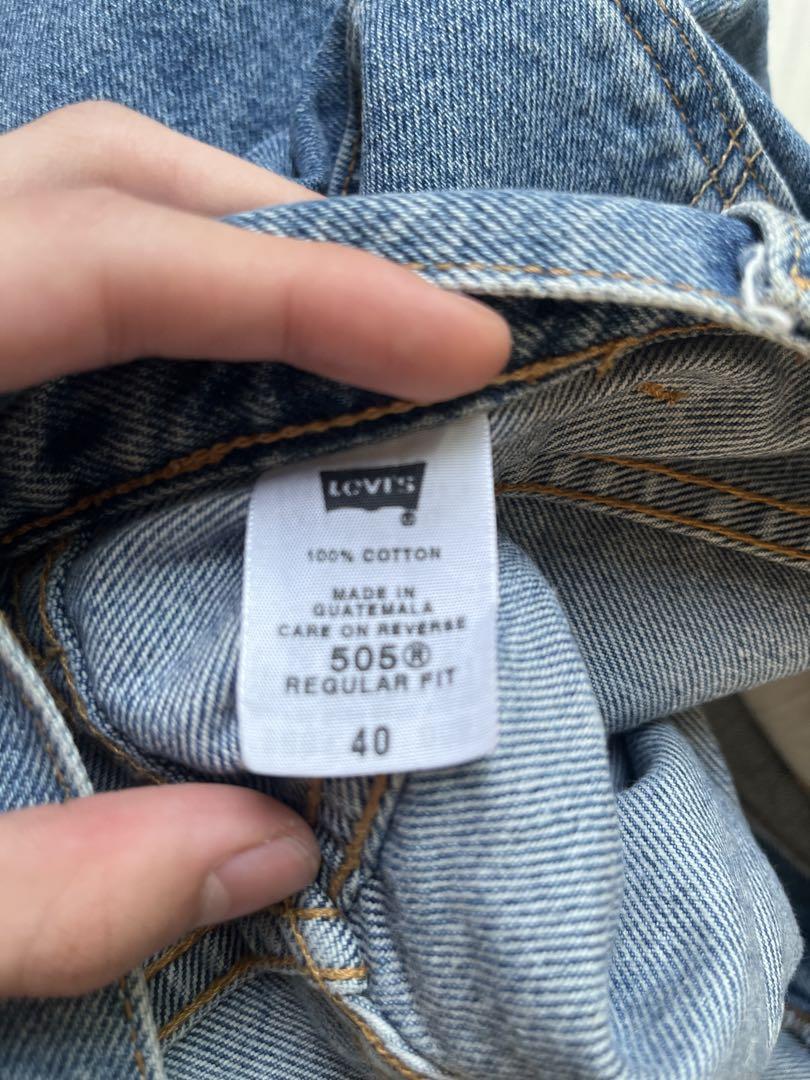 90s LEVI’S 505 デニム ハーフパンツ W40 ライトブルー XL