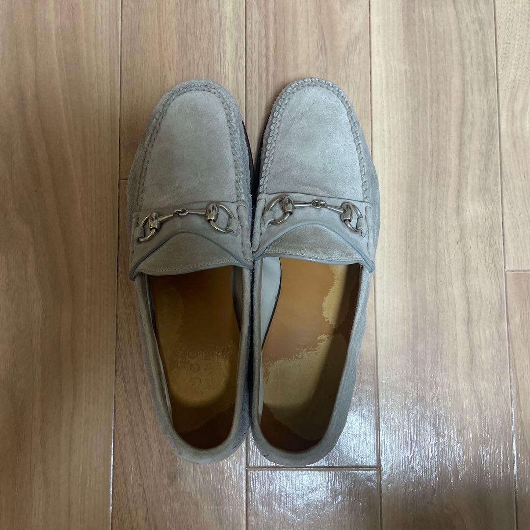 GUCCIローファー　スエード