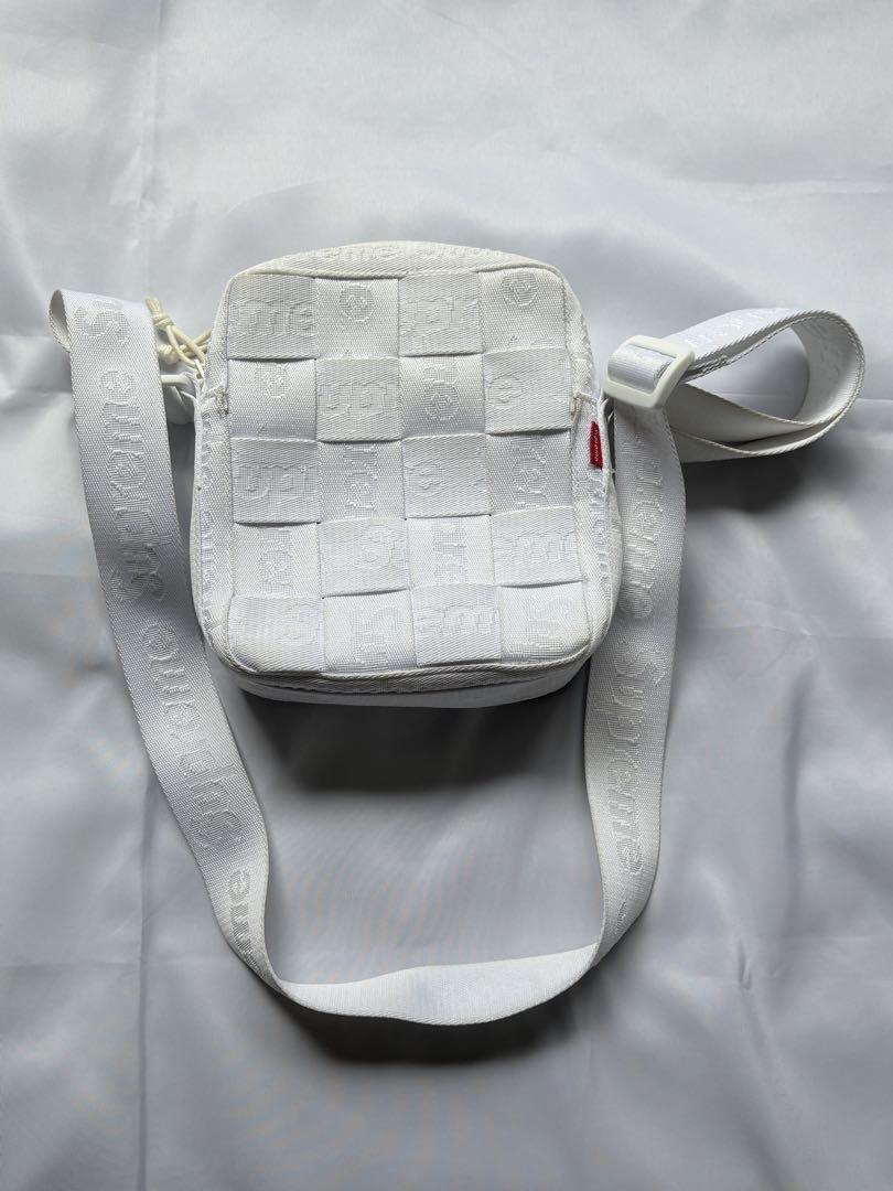 Supreme Woven Shoulder Bag White 23SS 中古
