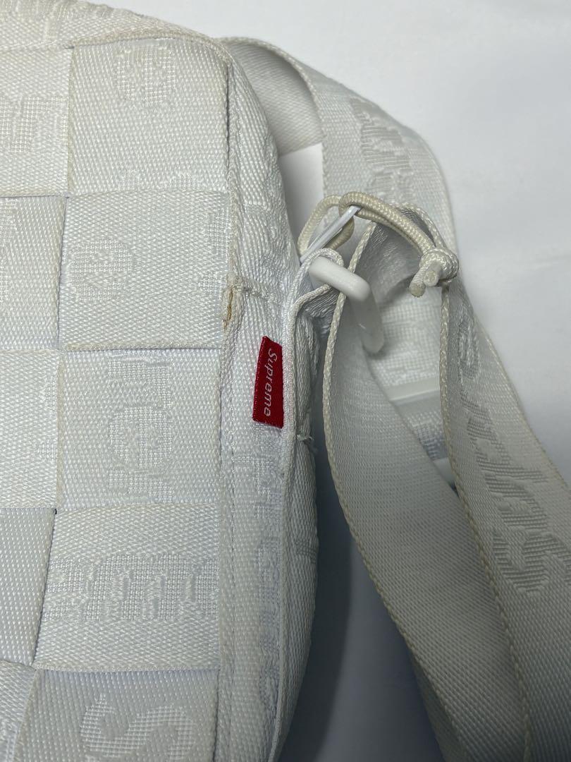 Supreme Woven Shoulder Bag White 23SS 中古