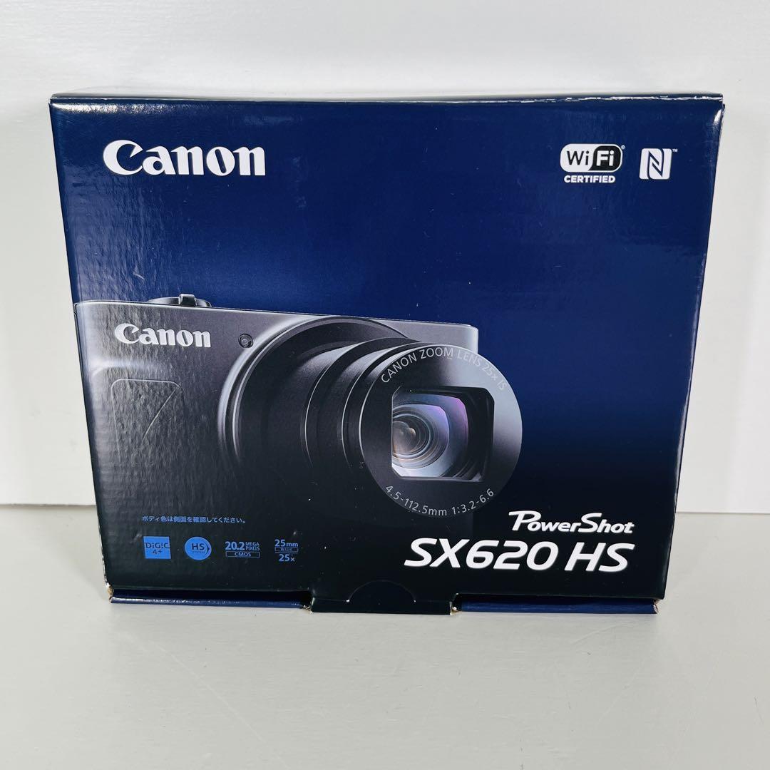 値下げ Canon PowerShot SX620 HS 極美品 極美品 PowerShot SX620 HS ホワイト カメラ 廃盤 希少