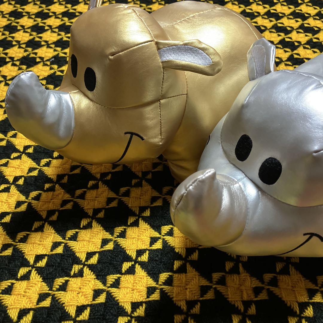 希少！レア！パチスロ ジャグラー ツノっち ぬいぐるみ ゴールド