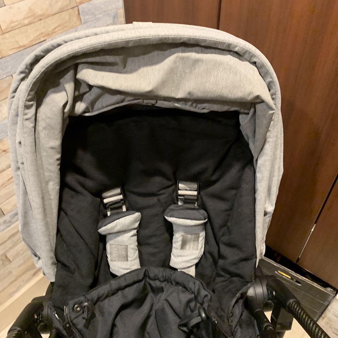 Cybex ベビーカー メリオ　カーボン フットマフ付　レインカバー付