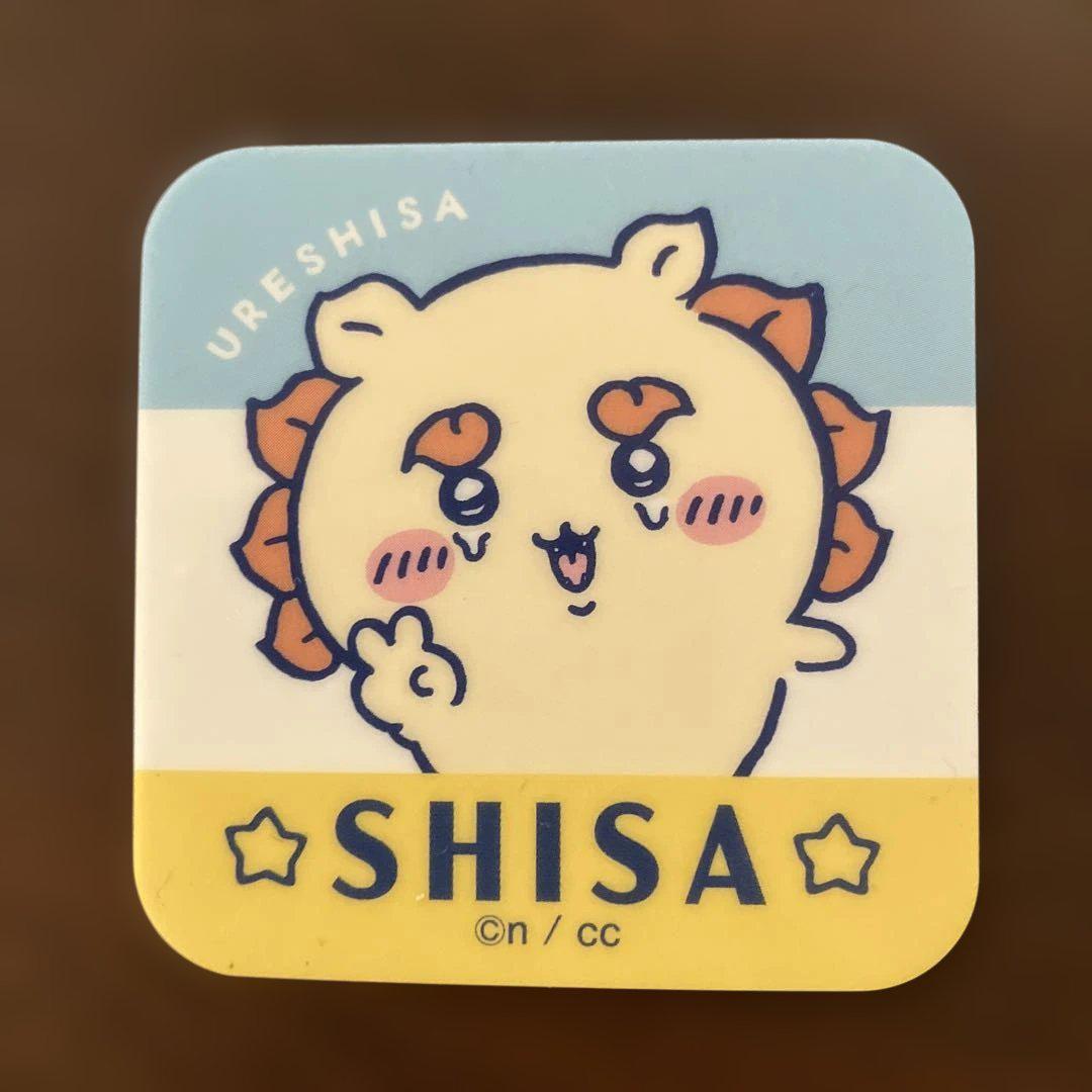 ちいかわ くら寿司 くりまんじゅう缶バッジ クリアスタンド