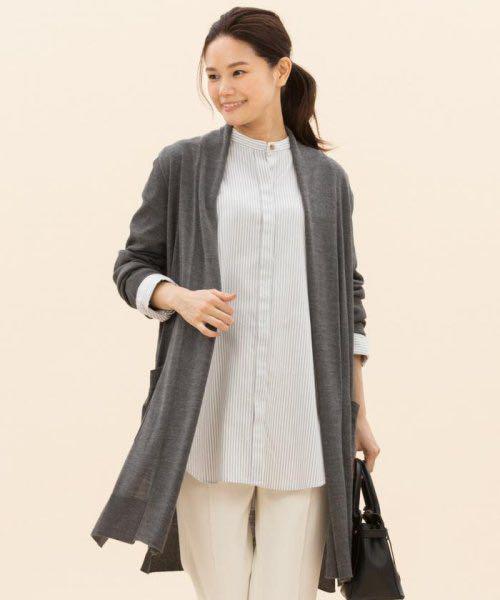 定番人気得価 23区2019AW 16Gスーパーファインメリノ カーディガン KgPGJ-m81499511657 新品タグ付き 新品人気