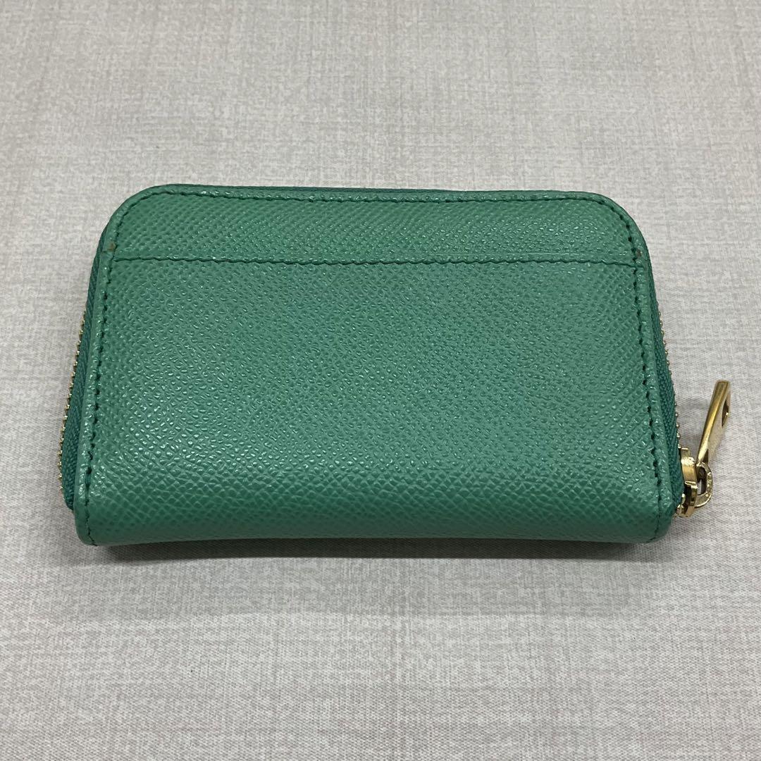 ◎DOLCE & GABBANA ドルチェ&ガッバーナ財布グリーン コイン
