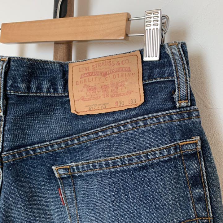 リーバイス フレアパンツ 色落ち 髭 bcriV-m81500450109 517 デニムパンツ ブーツカット 限定15%OFF
