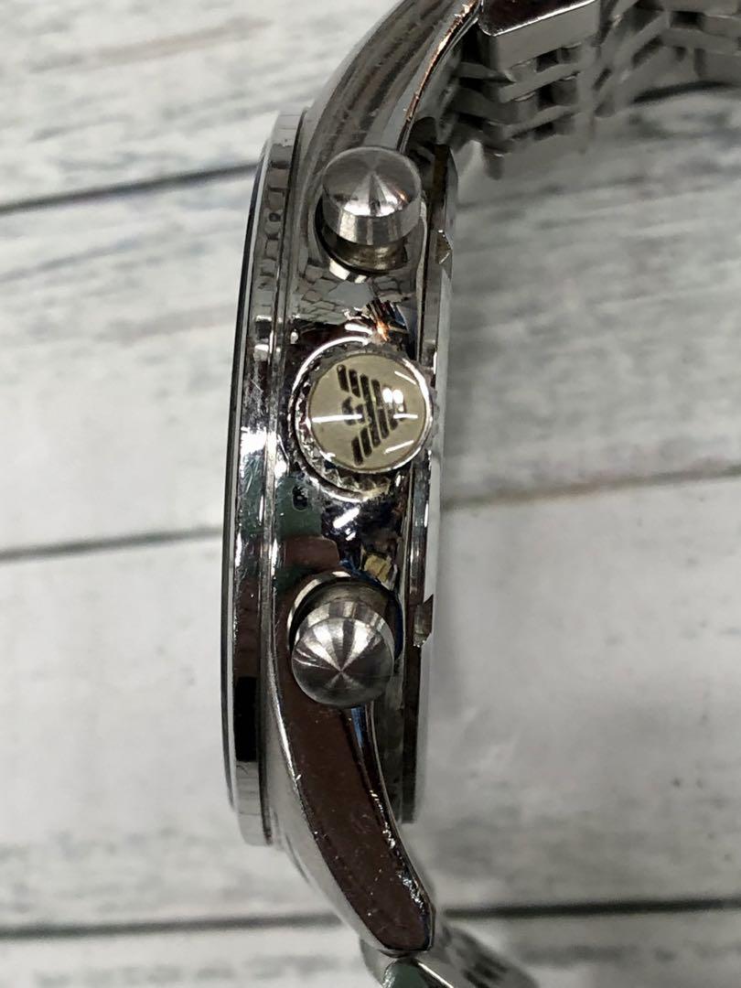 EMPORIO ARMANI アルマーニ クロノグラフ 腕時計　5859