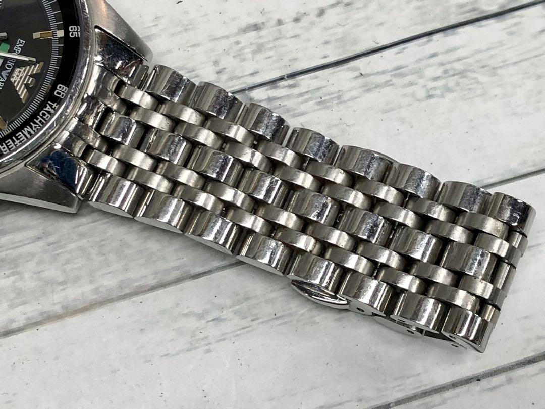 EMPORIO ARMANI アルマーニ クロノグラフ 腕時計　5859