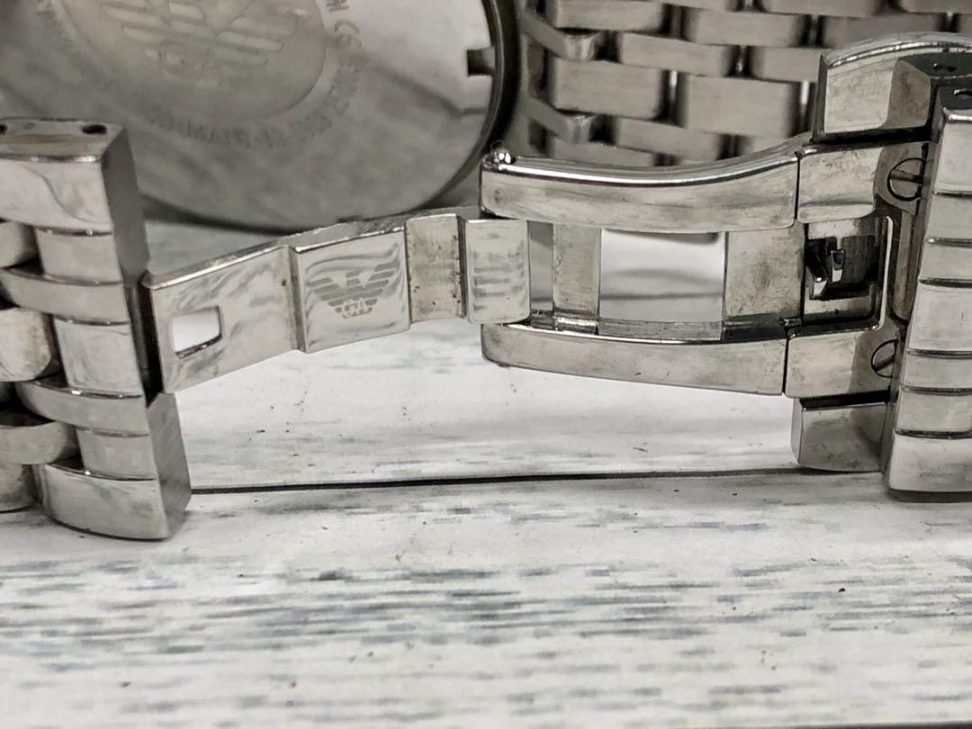 EMPORIO ARMANI アルマーニ クロノグラフ 腕時計　5859