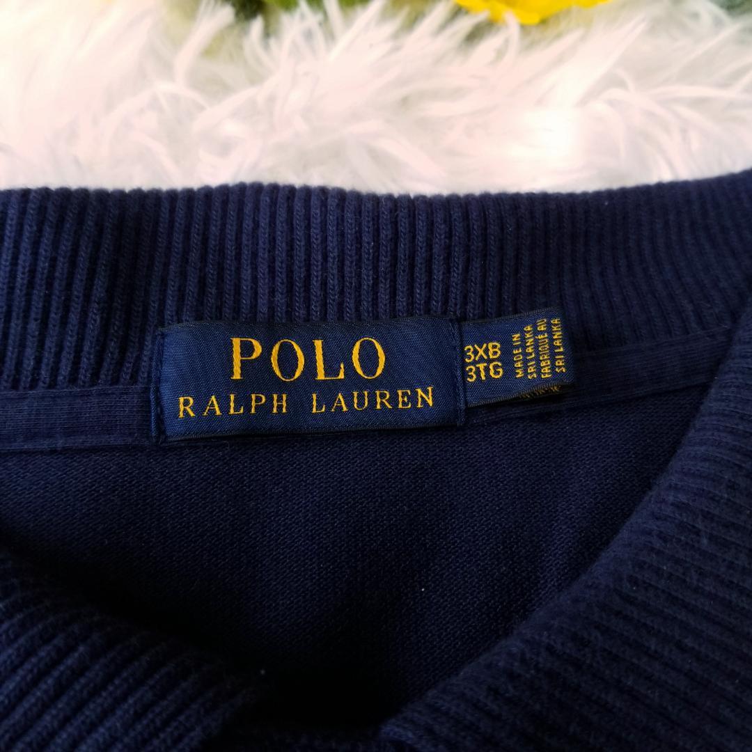 【大きいサイズ 3XL】ポロラルフローレン ビッグポニー 刺繍 半袖 ポロシャツ