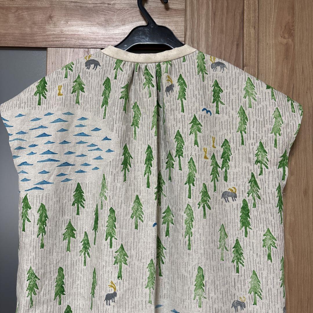 ミナペルホネン one day ワンピース チュニック ハンドメイド 画像7