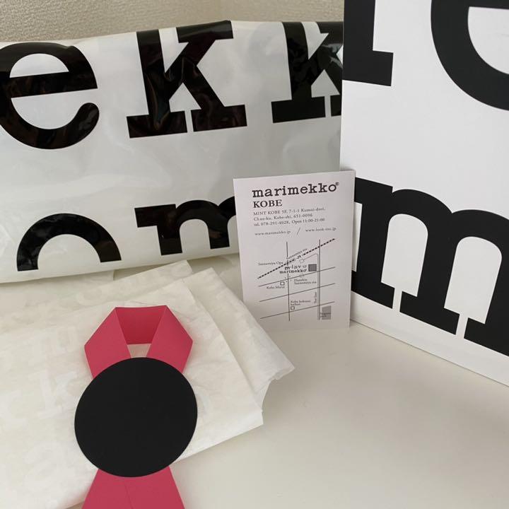 新品　マリメッコ　ワンピース　90 95 花柄　ウニッコ　ピンク