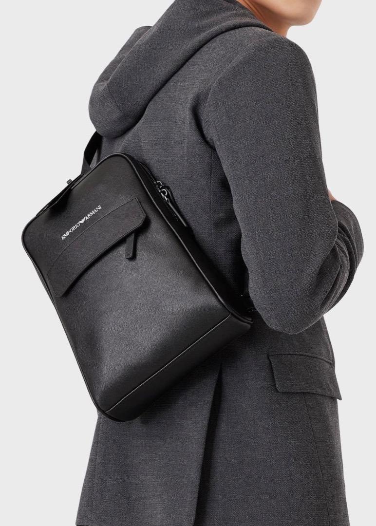 メンズ EMPORIO シングルストラップバックパック TE5UR-m81505625660 ARMANI ナイロン