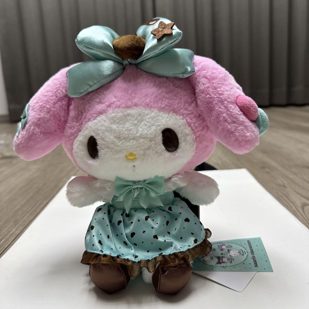 【お1人様1点限り】 チョコミントデザインシリーズ サンリオ マスコット マイメロ ぬいぐるみ