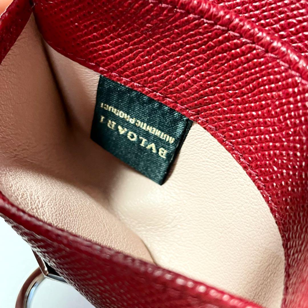 得価定番人気 BVLGARI 名刺入れ レッド ビーゼロワン wPh38-m81507079481 ブルガリ 未使用品 男女兼用 好評新作