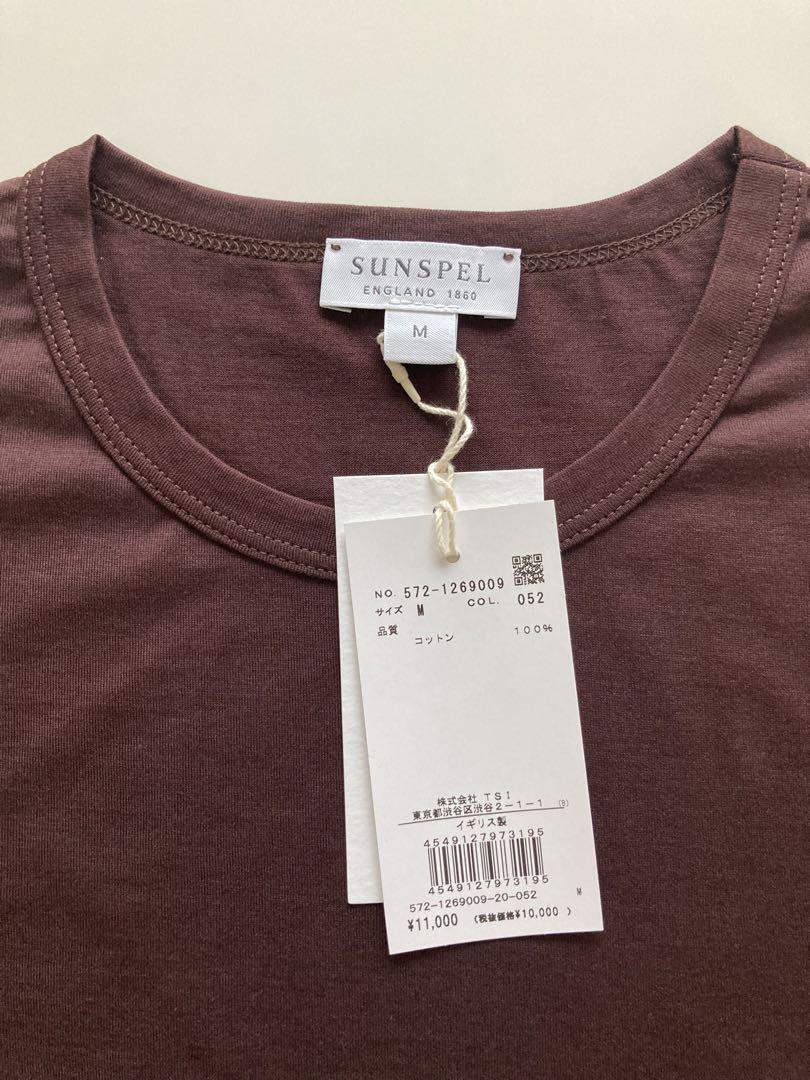 SUNSPEL ダークブラウン 長袖カットソー クラシックTシャツ Q82