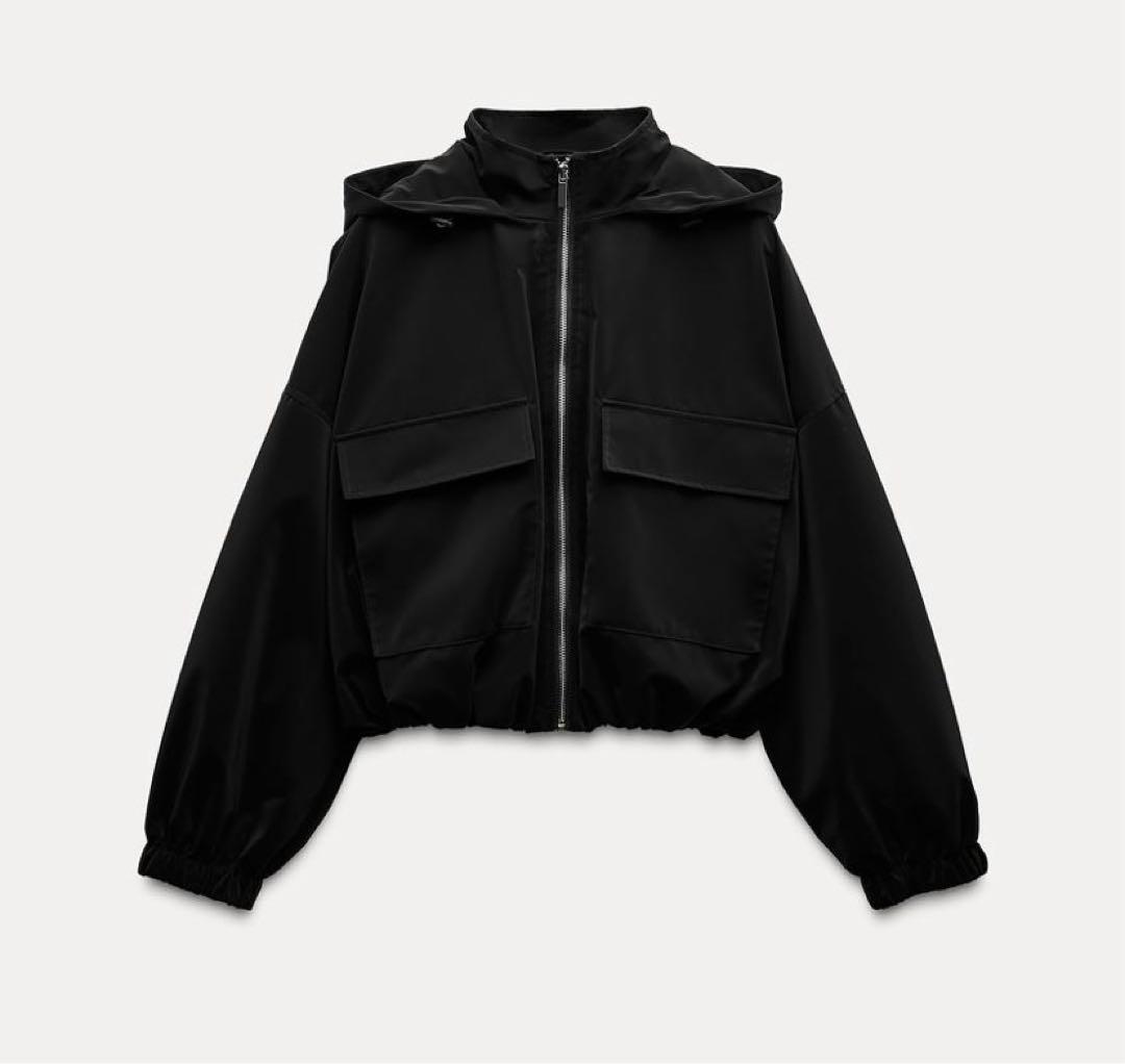 ☆ドイツ発*ZARA*新作*ロングフーデッドジャケット☆ org.jpg