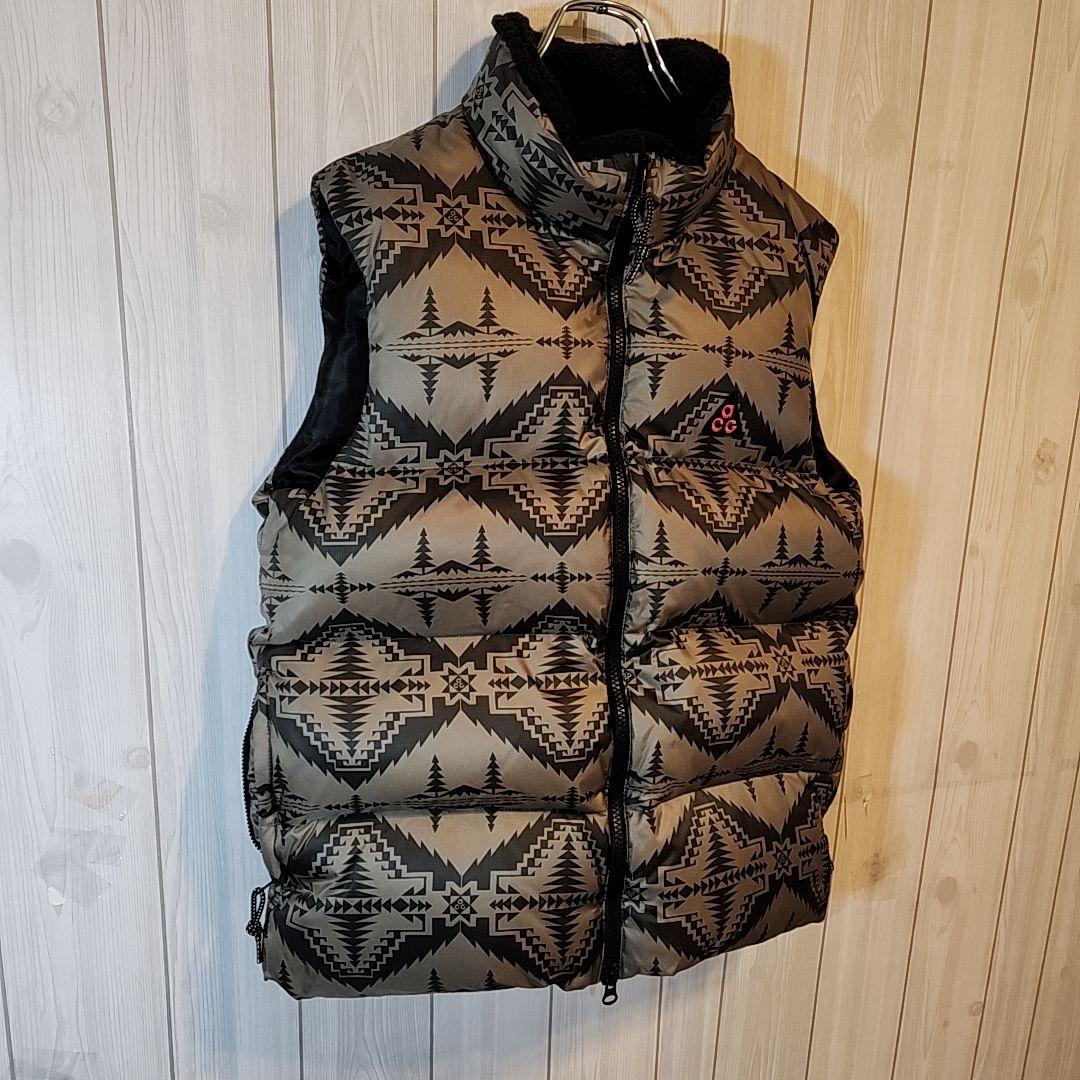 【激レア】ナイキ ACG ダウンベスト ネイティブ柄