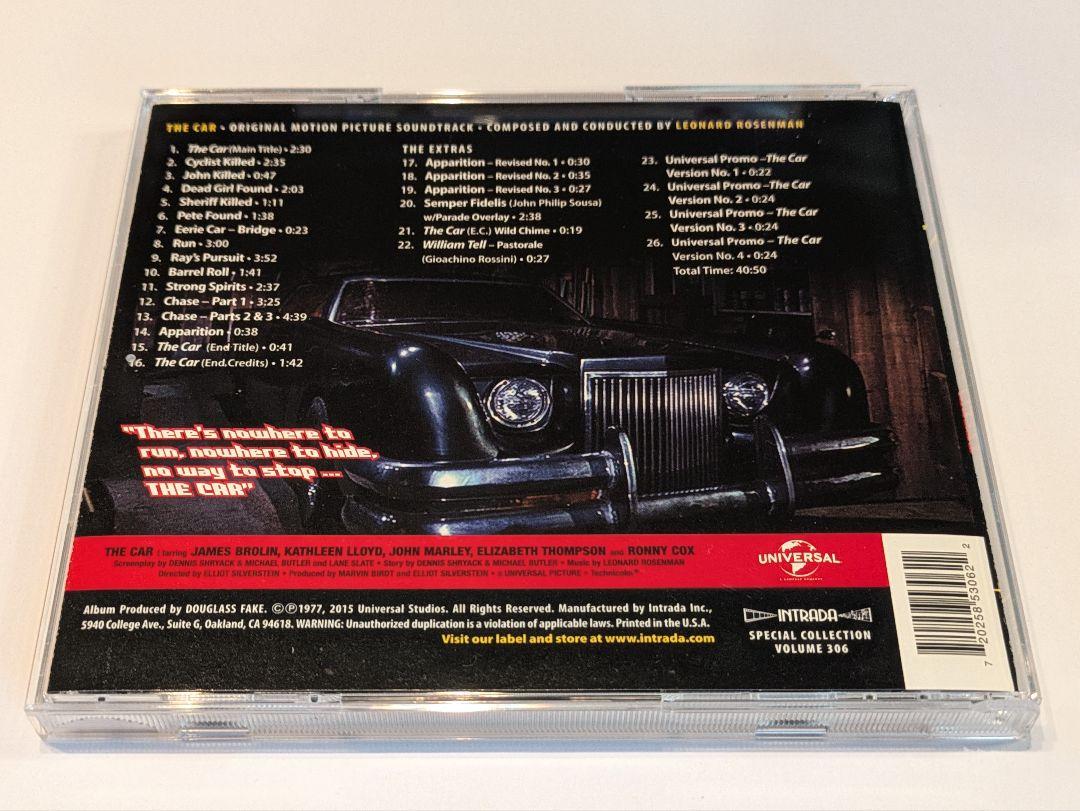 セール 登場から人気沸騰 CD「ザ・カー」オリジナル・サウンドトラック レオナルド 洋楽
