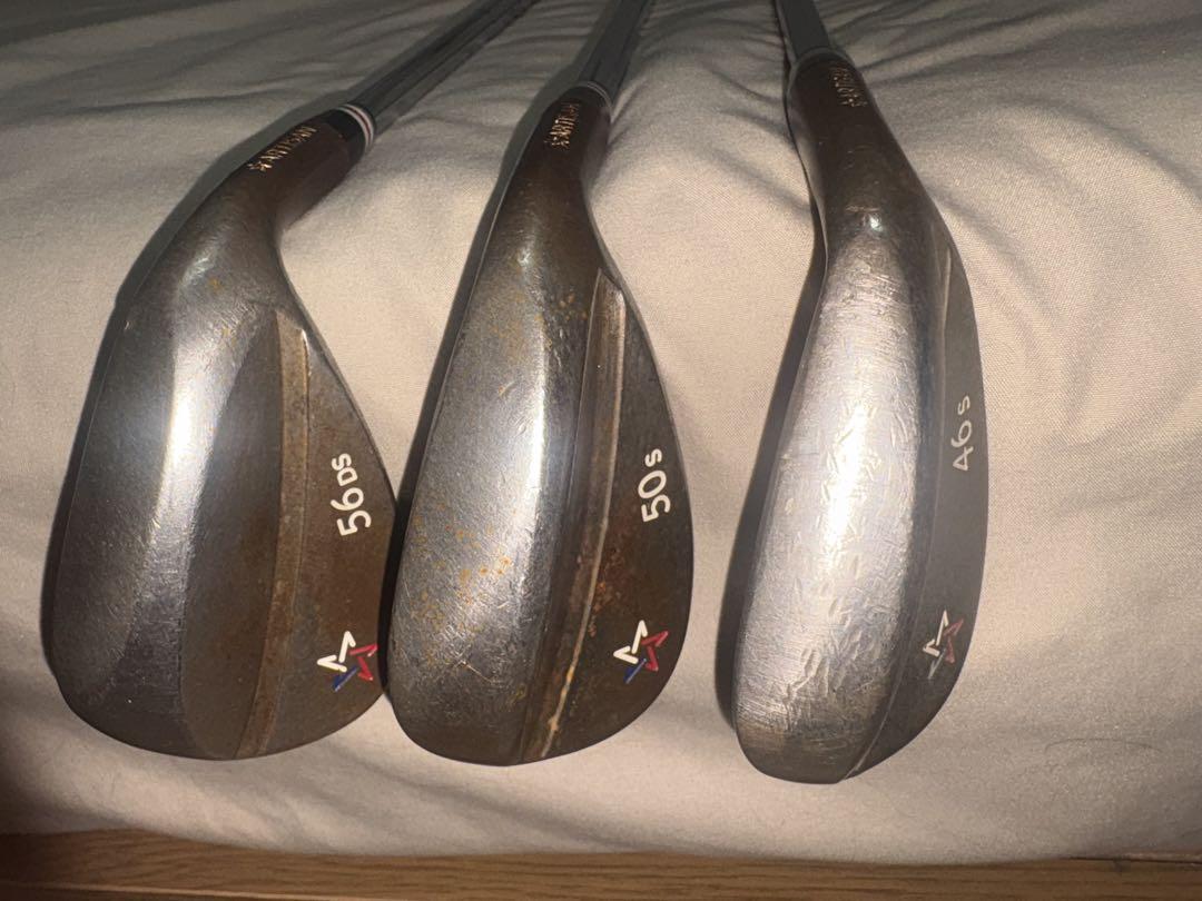 アーティザンウェッジ ノーメッキ 3本セット 56°DS 50°S 46°S
