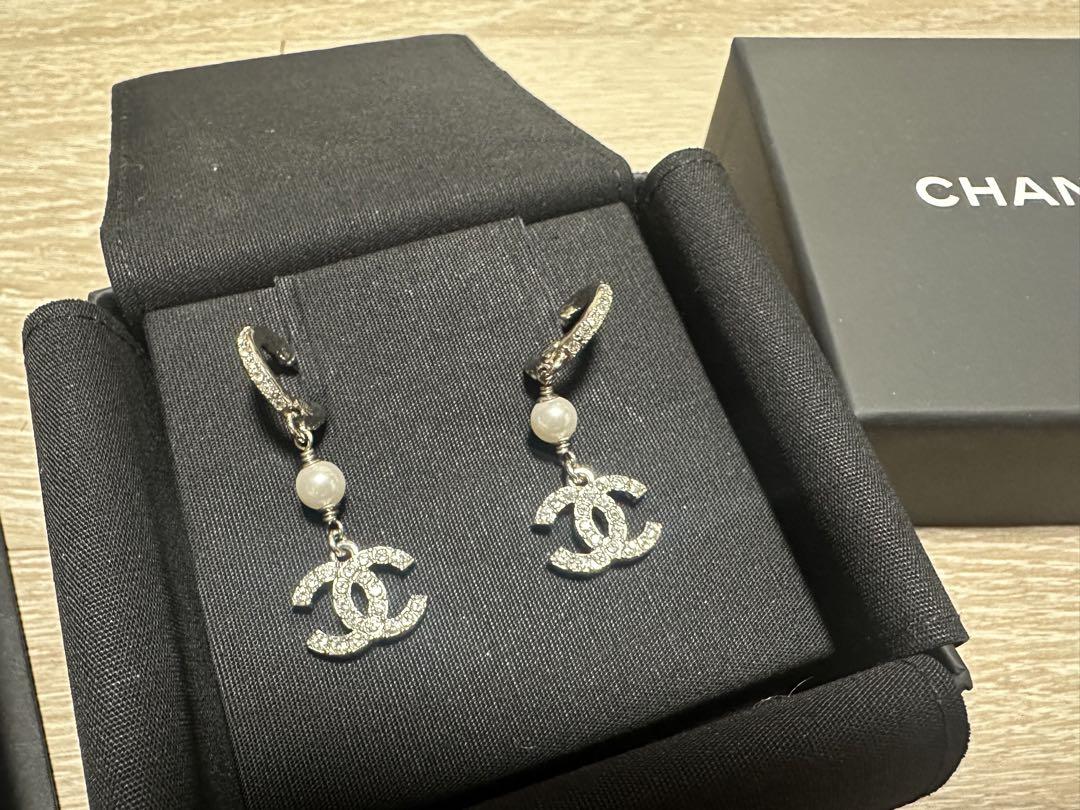 CHANEL フープピアス CCロゴ 正規品 限定 新作 2025 春