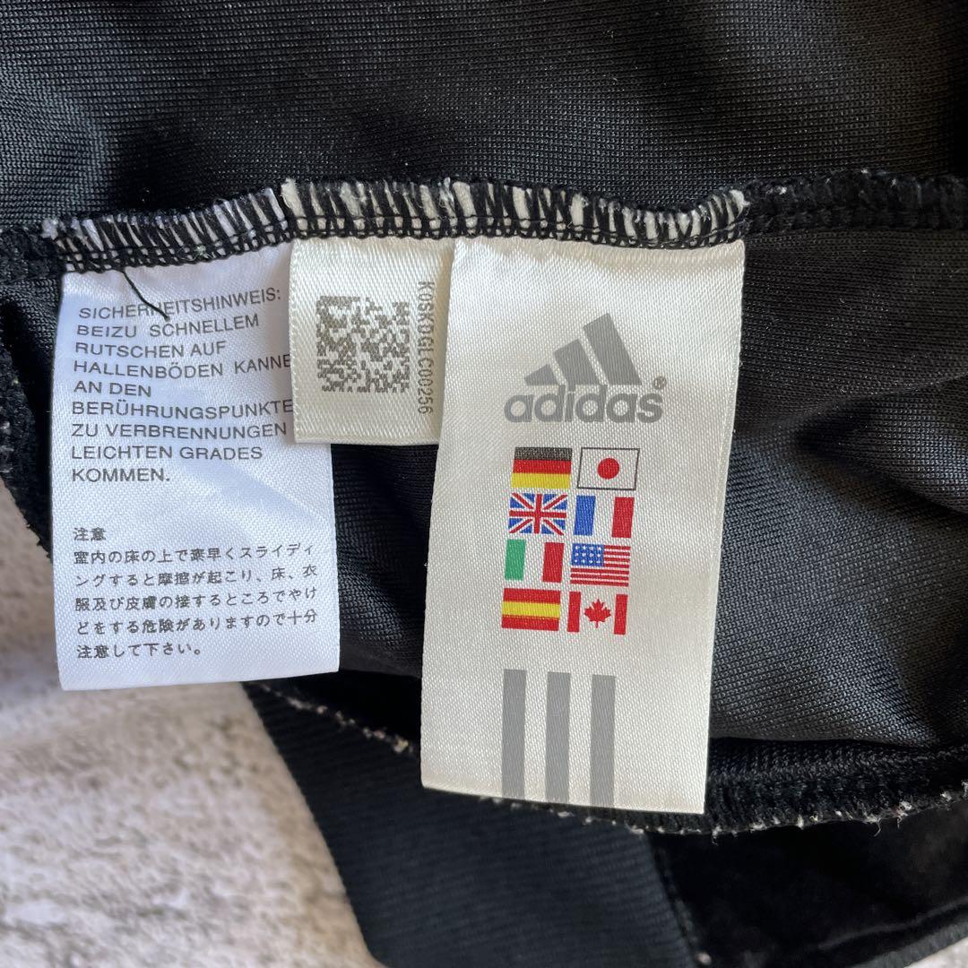 00s adidas ベルベット　ベロア　ジャージ　セットアップ ブラック