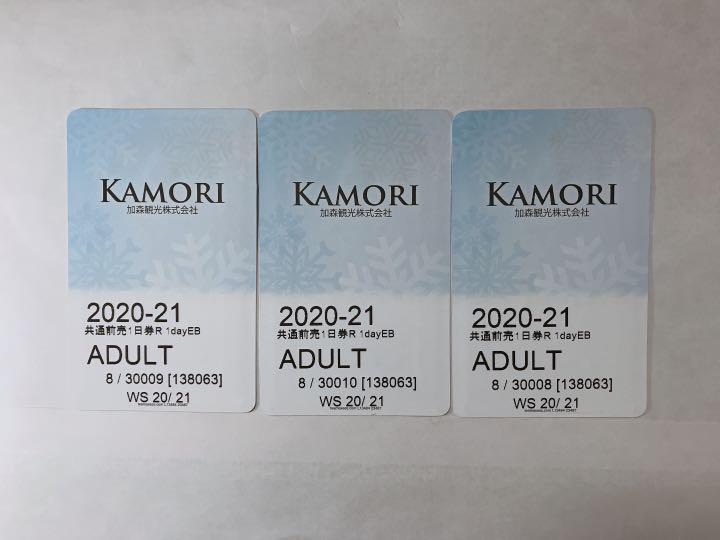 ★お求めやすく価格改定★ 加森観光21-22 ゴンドラリフト 大人1日券 - その他
