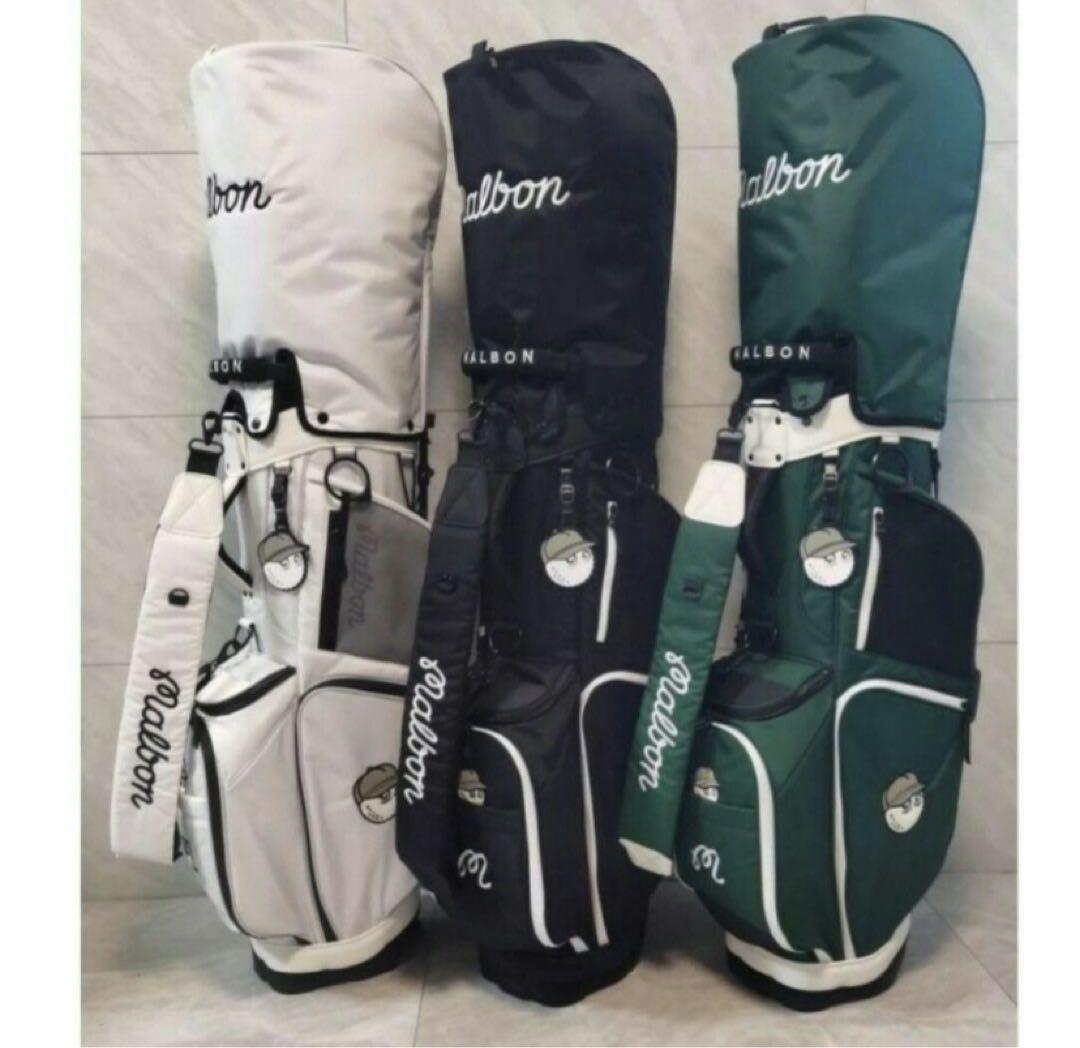 Malbon golf マルボンゴルフ キャディバッグ バッグ 3色