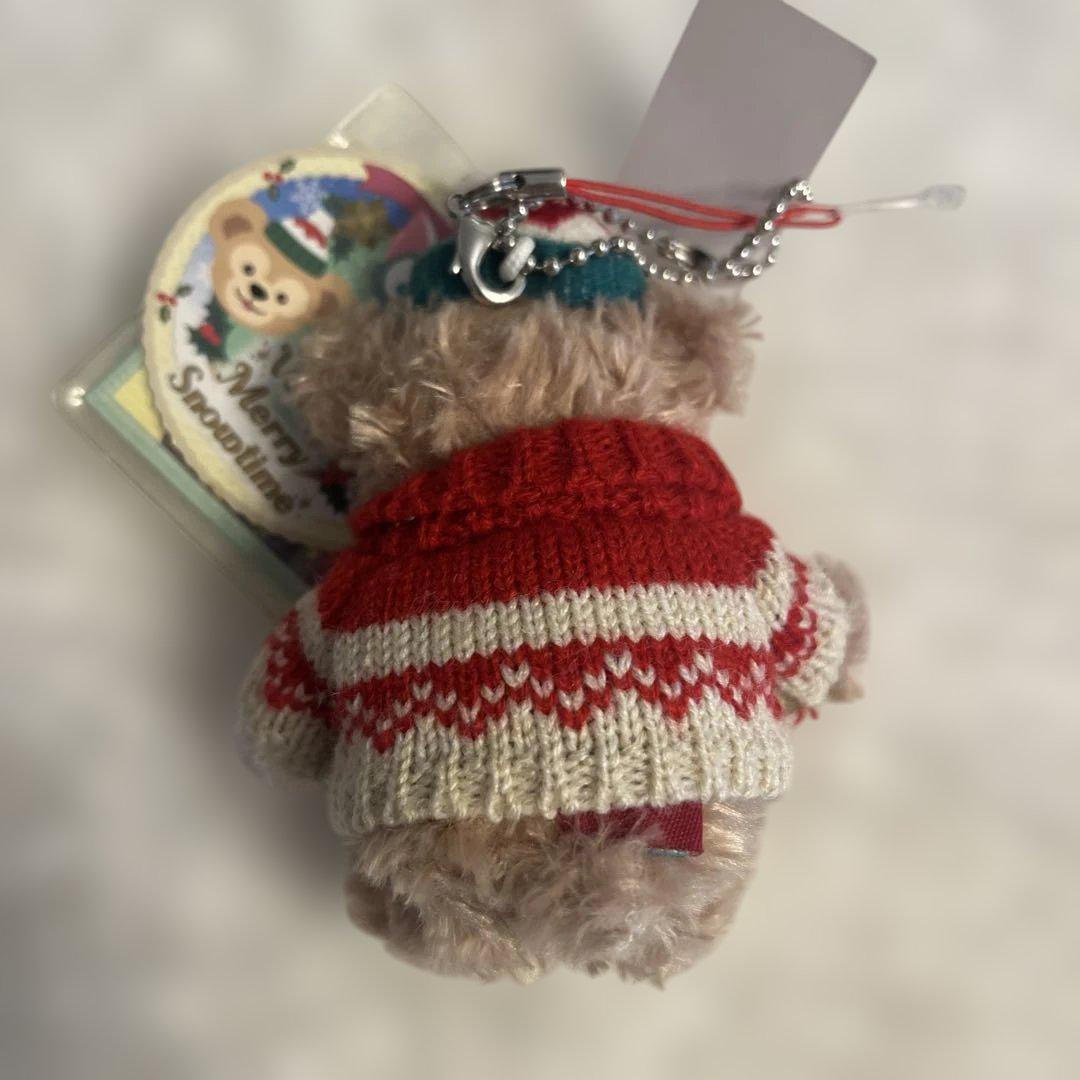 人気新品 ダッフィー2015Very Merry Snowtime ストラップキーホルダー ぬいぐるみ