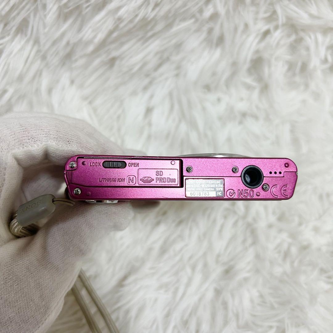 美品✨SONY サイバーショット DSC-W320 ピンク 動作未確認 ジャンク