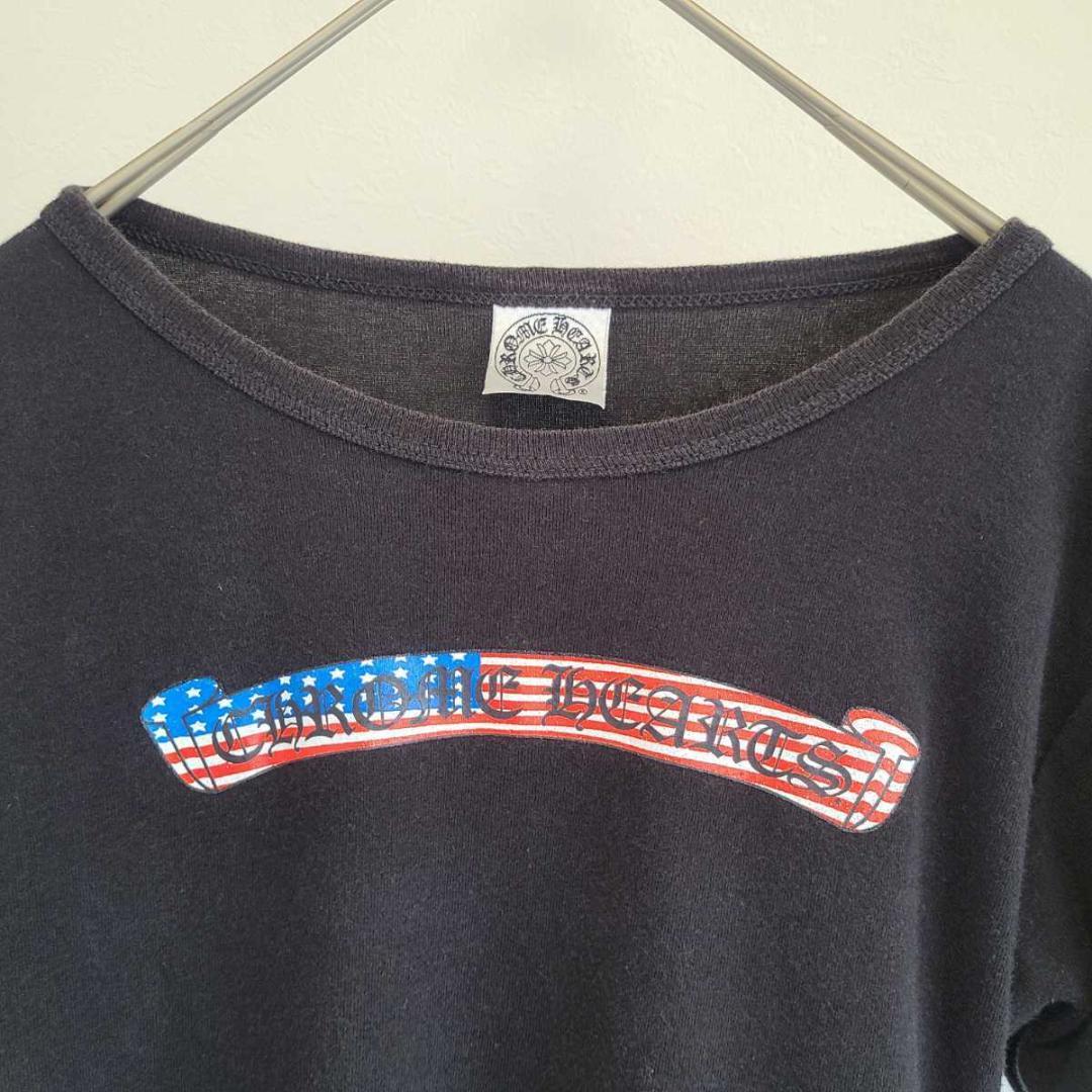 ★CHROME HEARTS(クロムハーツ)★Tシャツ 半袖 黒★レディース★