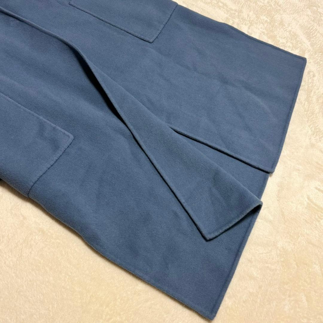 美品 スローブイエナ ハミルトン ダブルフェイス ウール リバーロングコート 美品 スローブイエナ ハミルトン ダブルフェイス ウール リバーロングコート