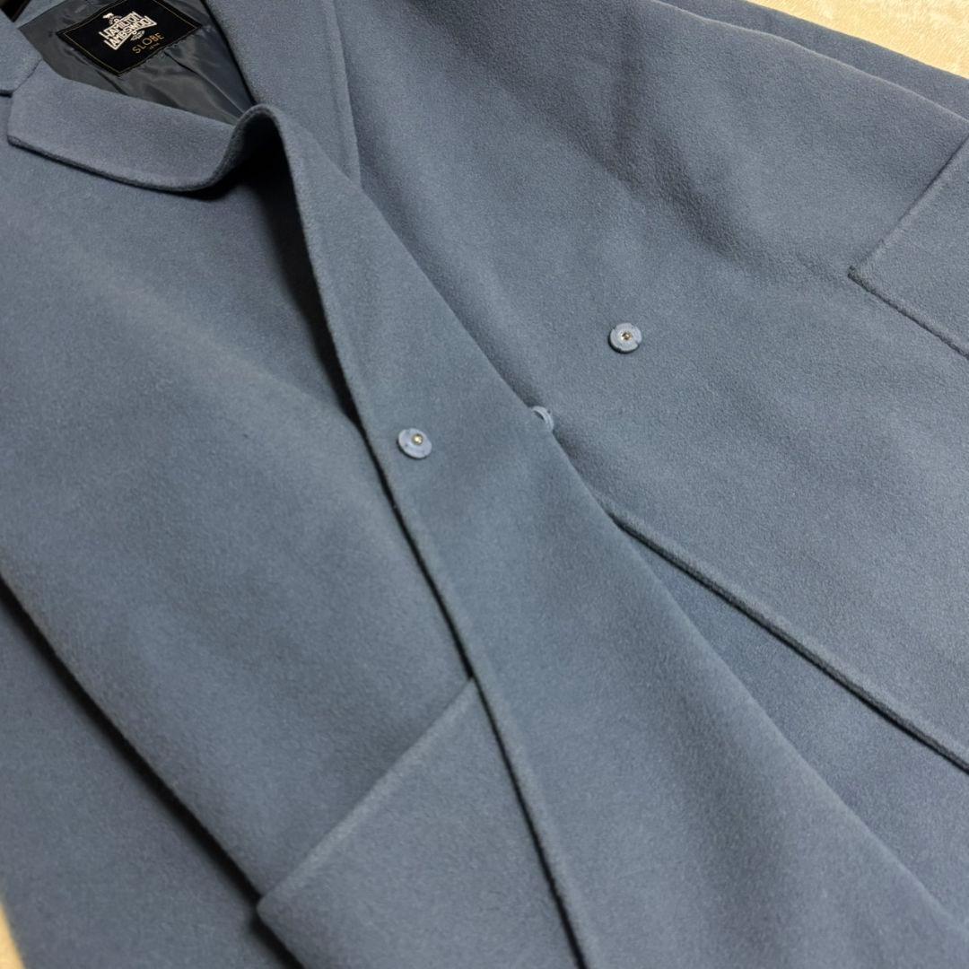 美品 スローブイエナ ハミルトン ダブルフェイス ウール リバーロングコート 美品 スローブイエナ ハミルトン ダブルフェイス ウール リバーロングコート