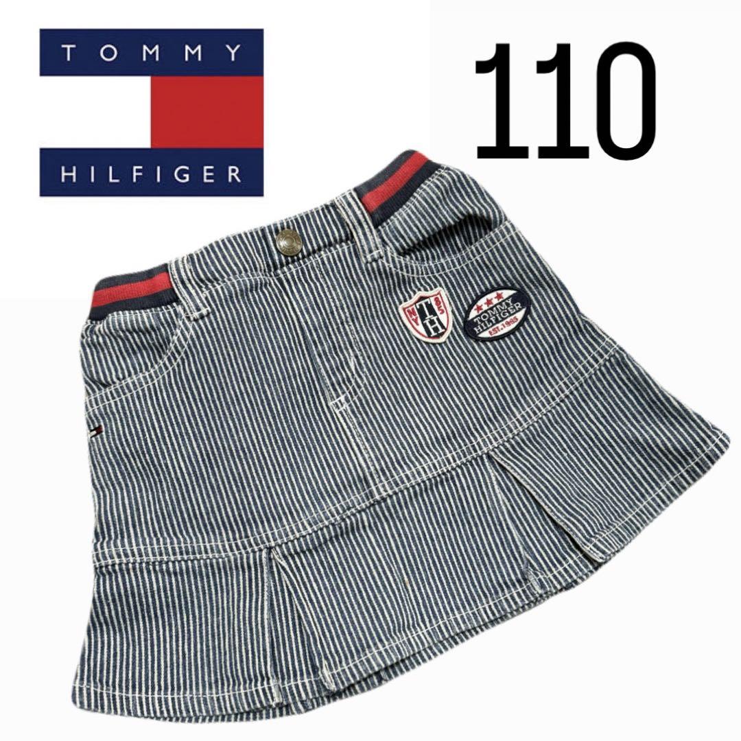 TOMMY HILFIGER トミーヒルフィガー スカート ヒッコリー ワッペン 画像1