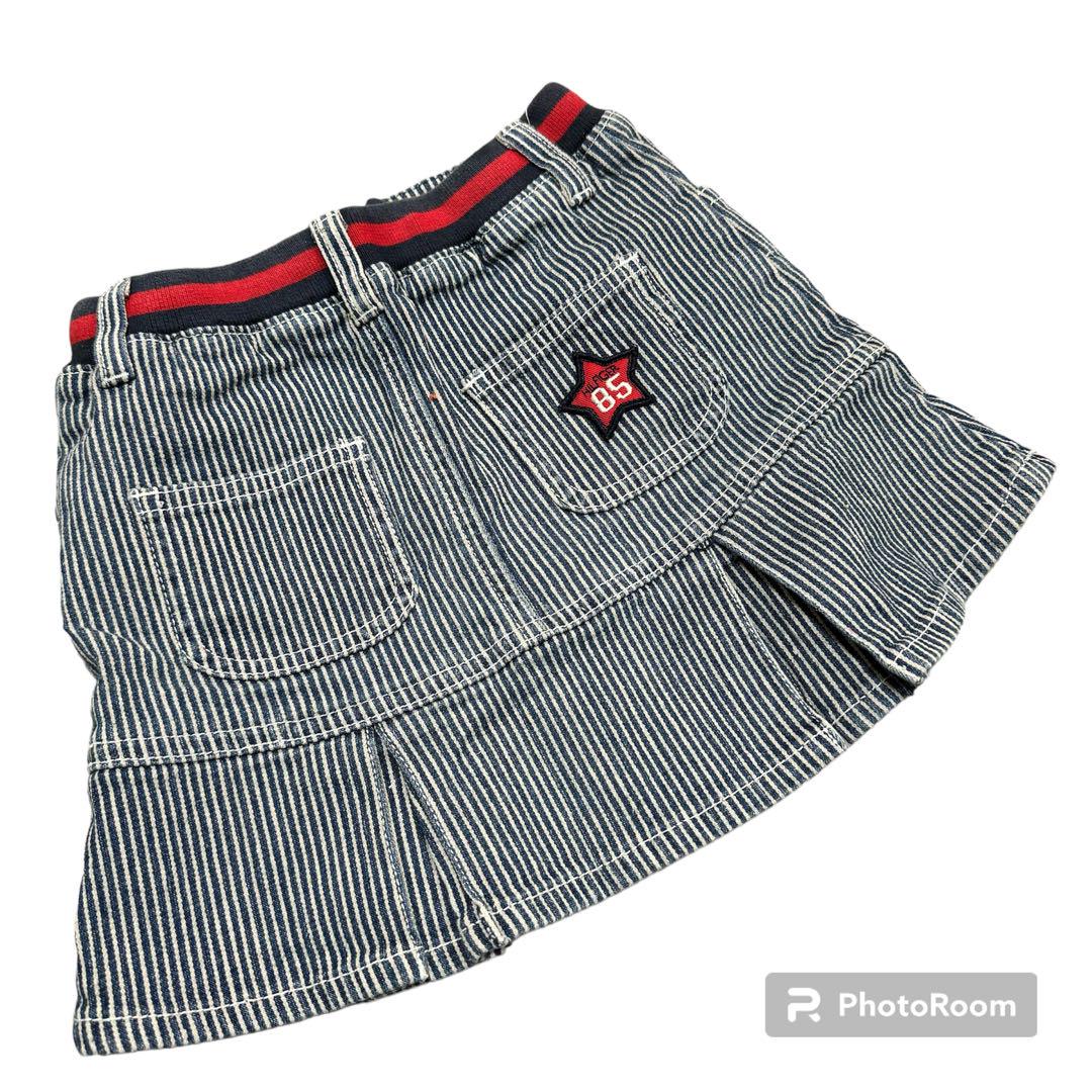 TOMMY HILFIGER トミーヒルフィガー スカート ヒッコリー ワッペン 画像2