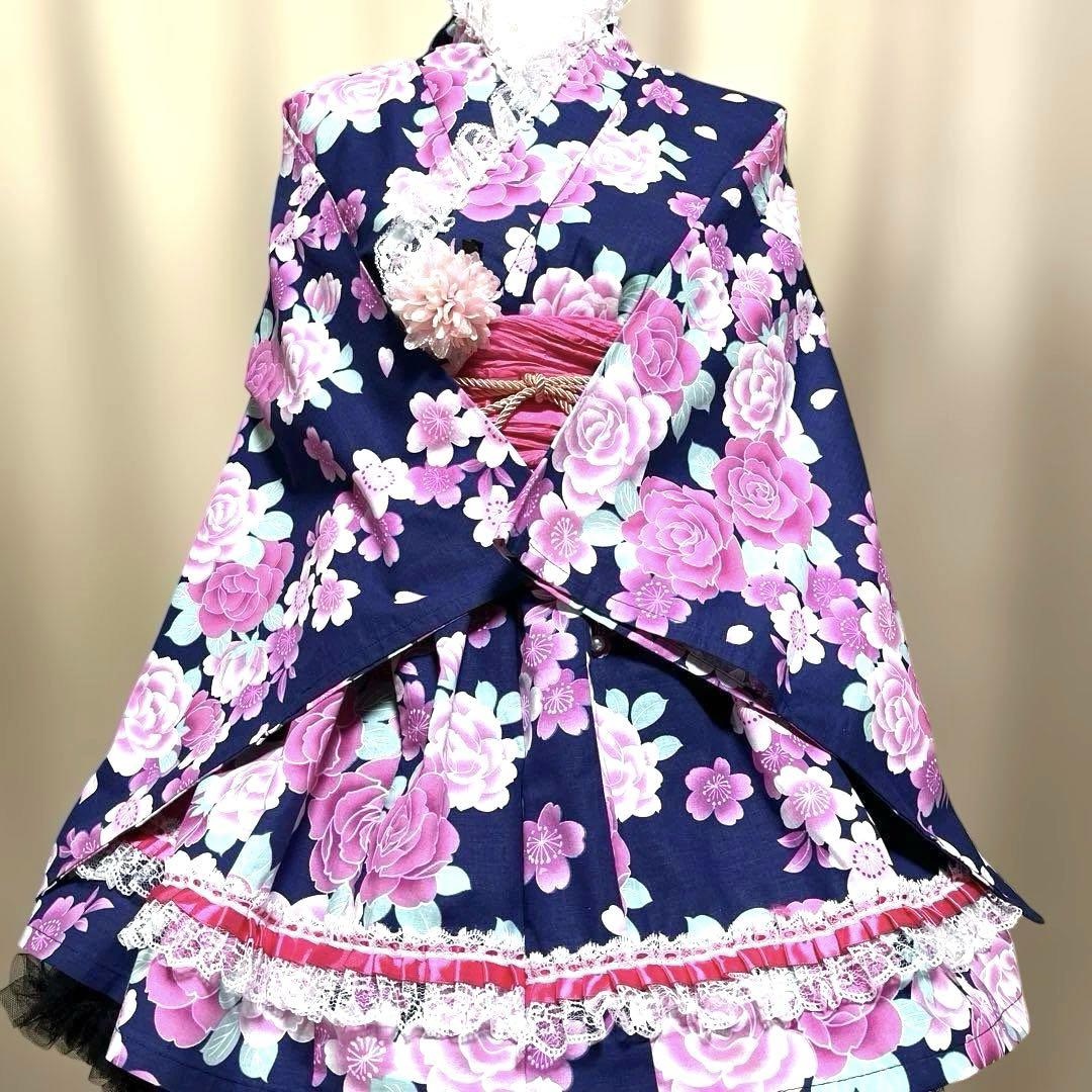 JO⑦浴衣 地雷系 量産型 ドレス 姫ギャル - メルカリ