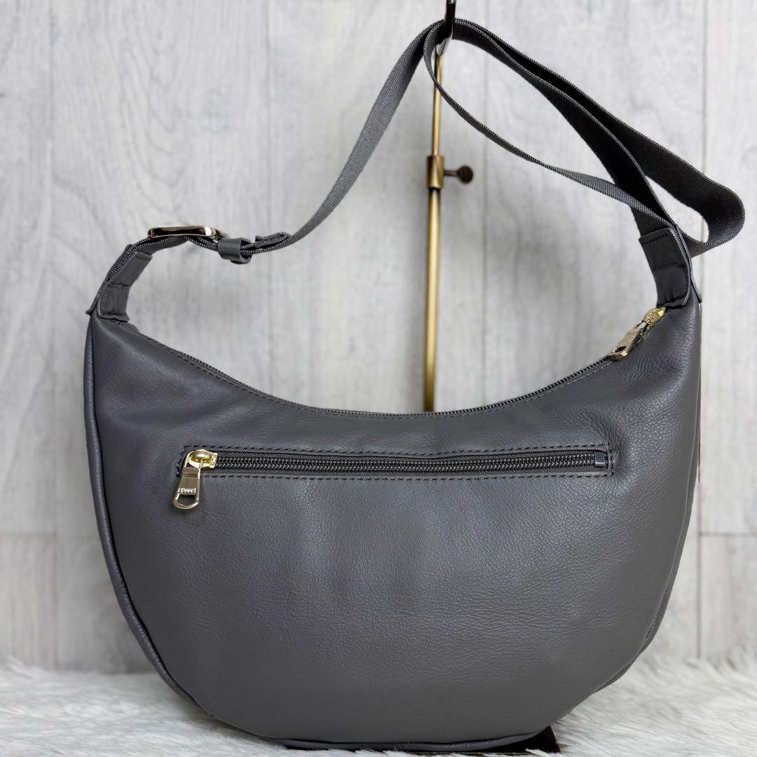 美品♡russet ラシット ソフトレザー ラウンド ショルダーバッグ