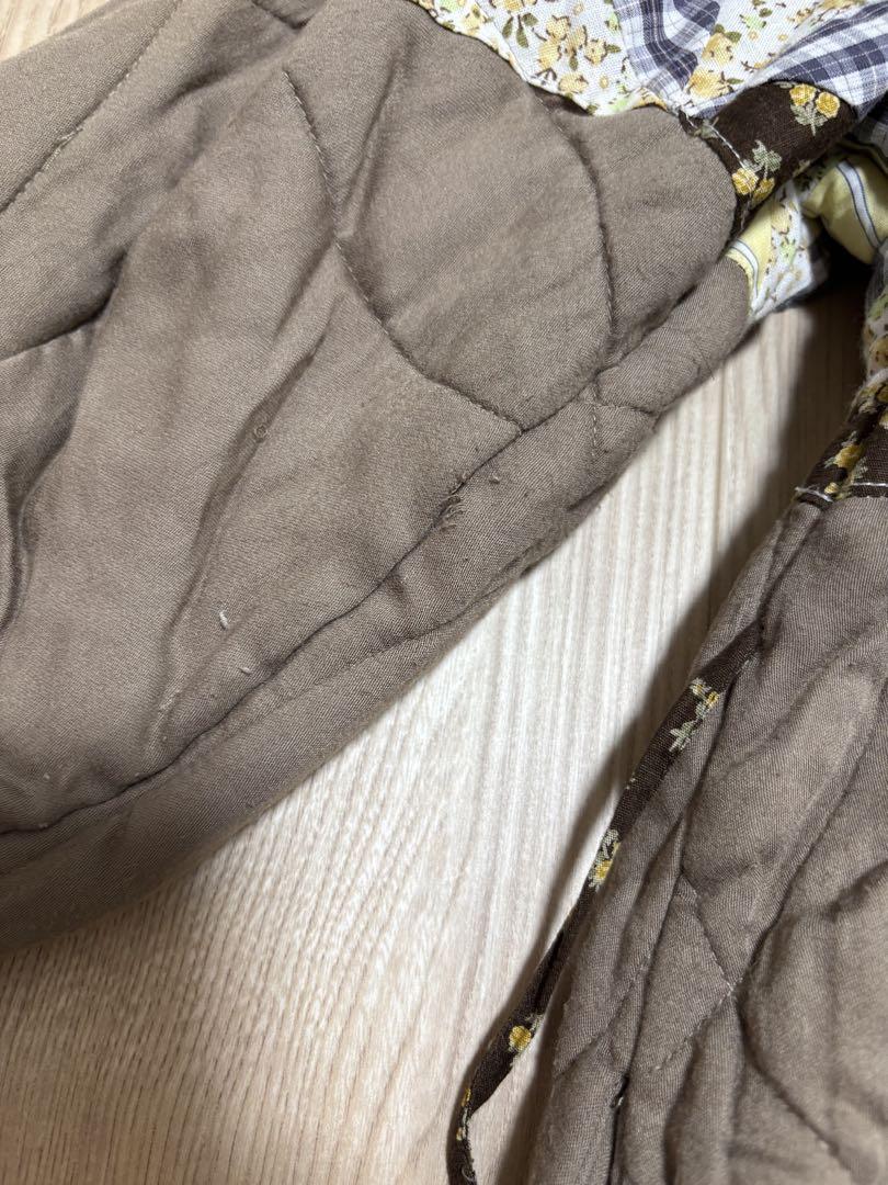 fig London ツイードミックス パッチワークブルゾン fig London ツイードミックス パッチワークブルゾン