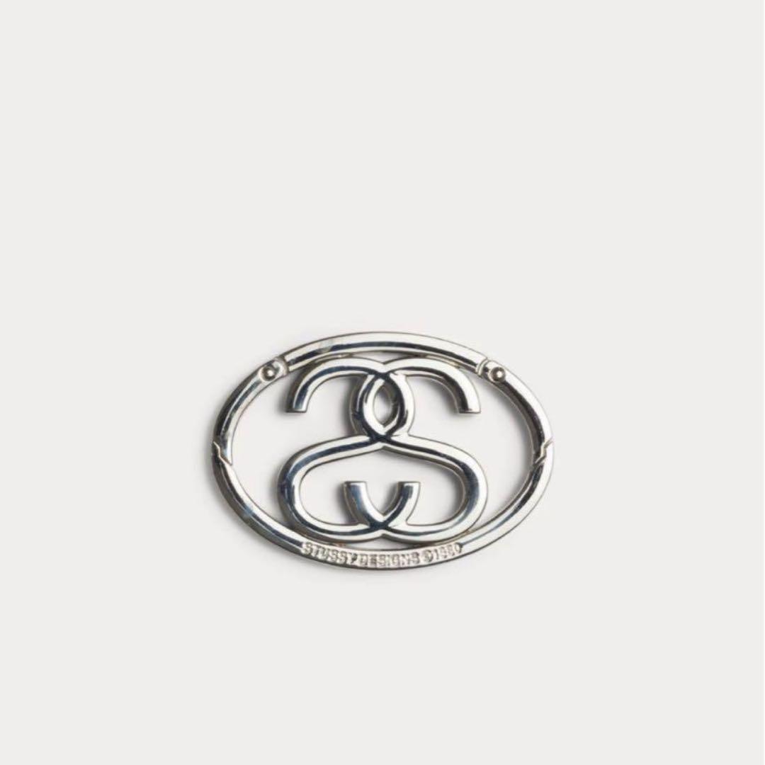 新品　Stussy SS LINK CARABINER Silver カラビナ