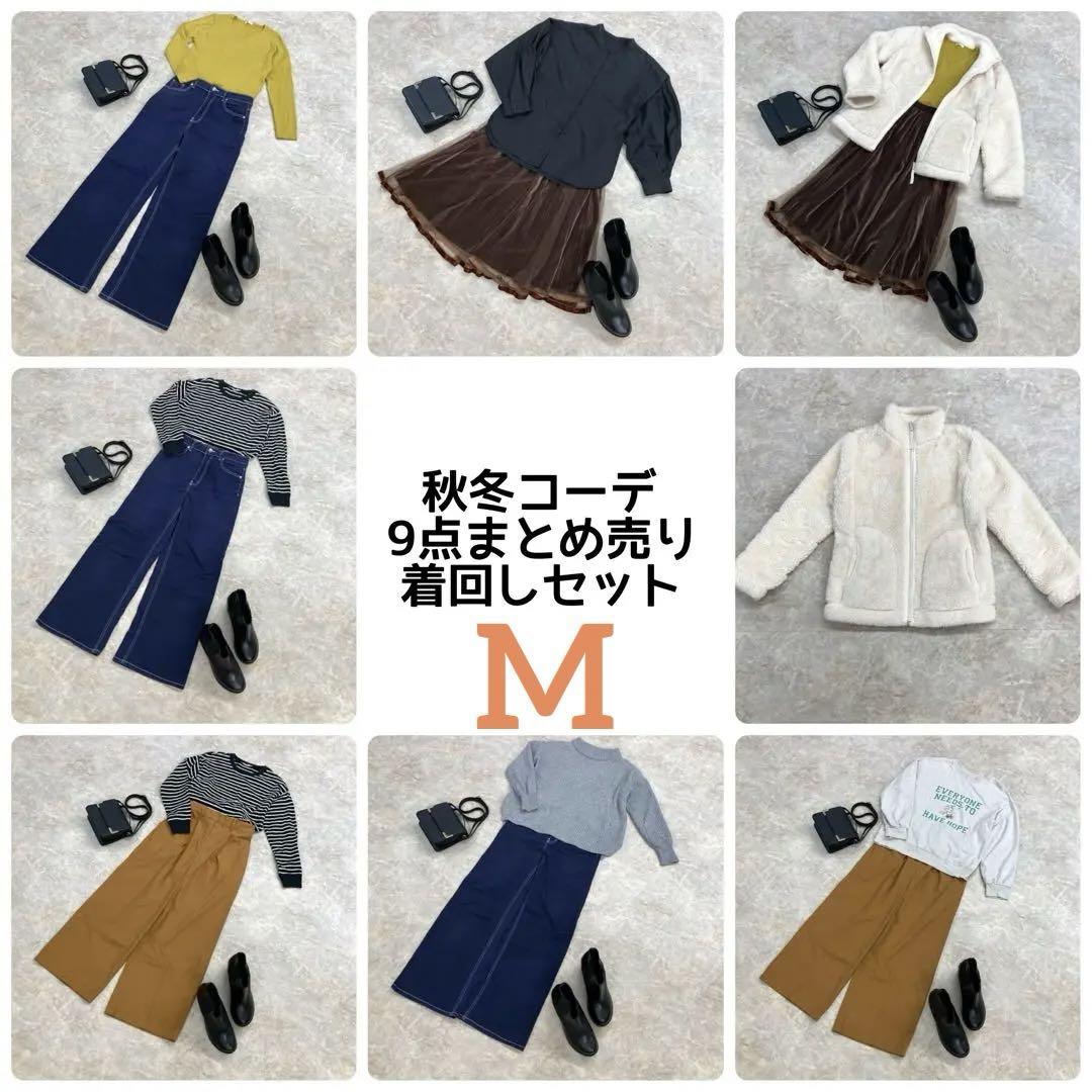 1週間コーデ まとめ売り(M) 9点 着回しセット ザラ等 オフィス カジュアル