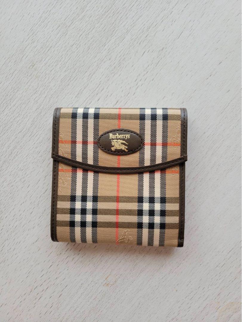 Burberry チェック柄 二つ折り財布