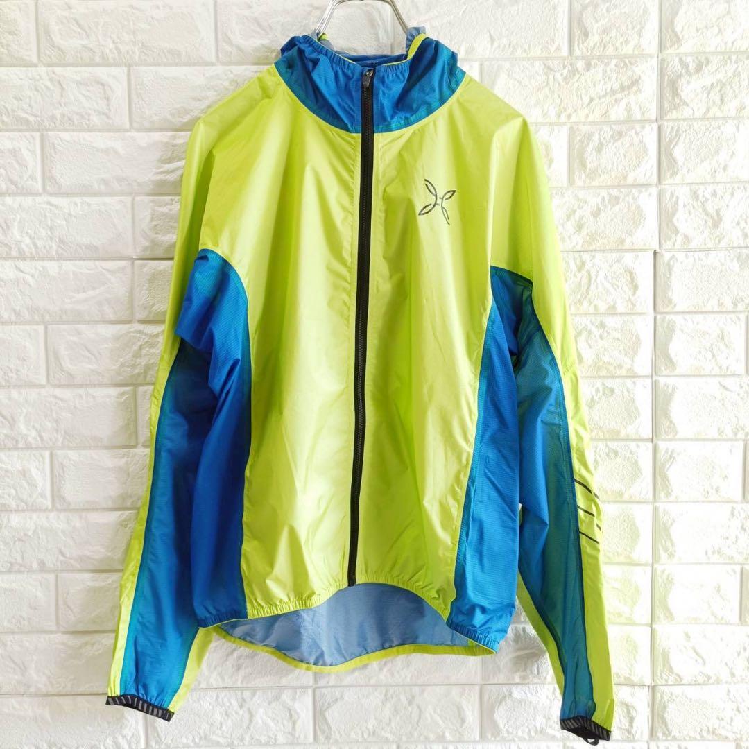 【未使用】モンチュラ オンエア ジャケット ナイロン 防水 黄×青 XS ​