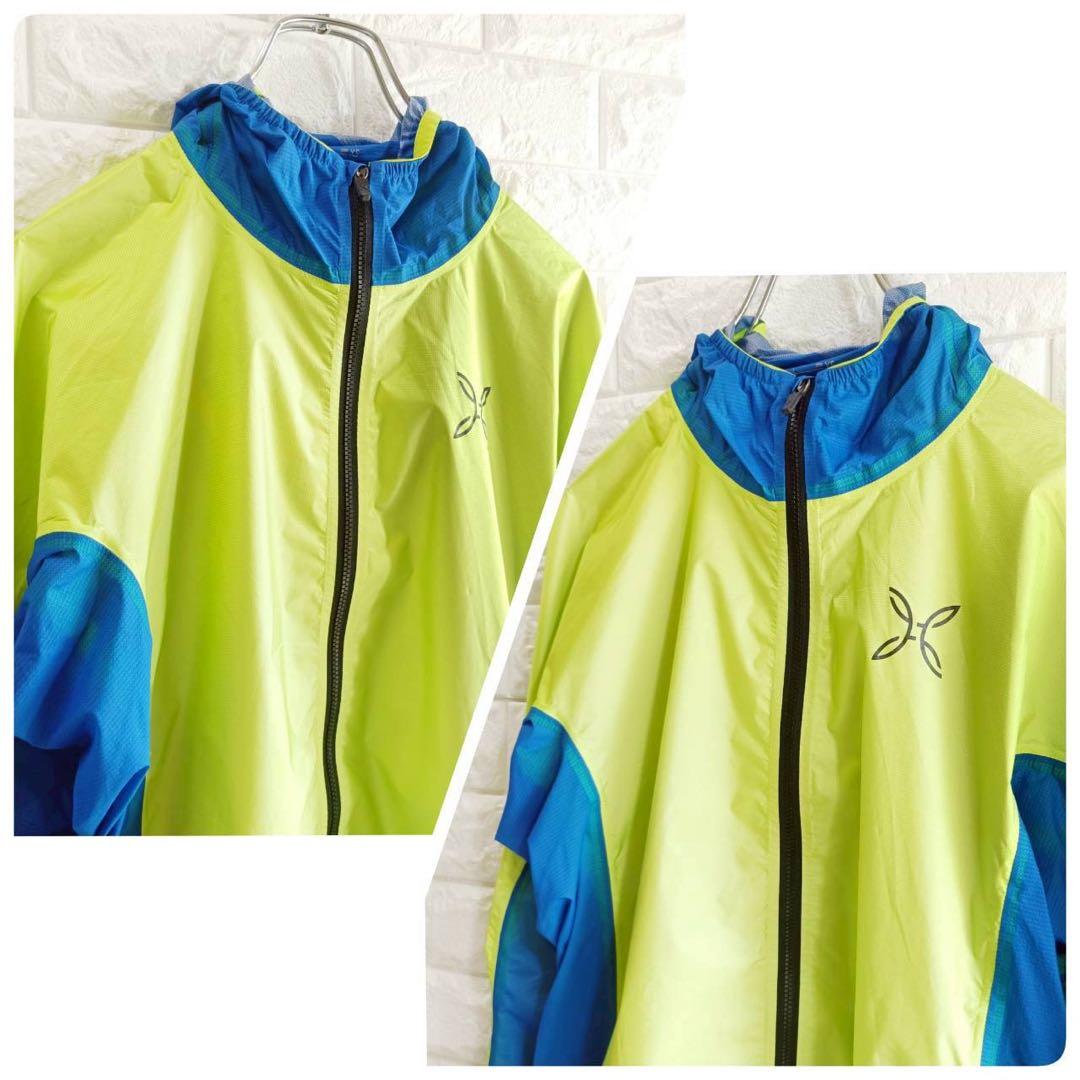 【未使用】モンチュラ オンエア ジャケット ナイロン 防水 黄×青 XS ​