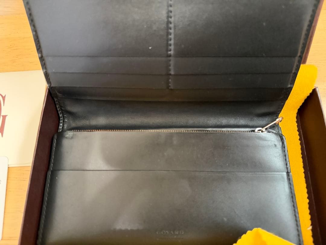 Goyard リシュリュー 長財布 二つ折り ブラック Goyard リシュリュー 長財布 二つ折り ブラック