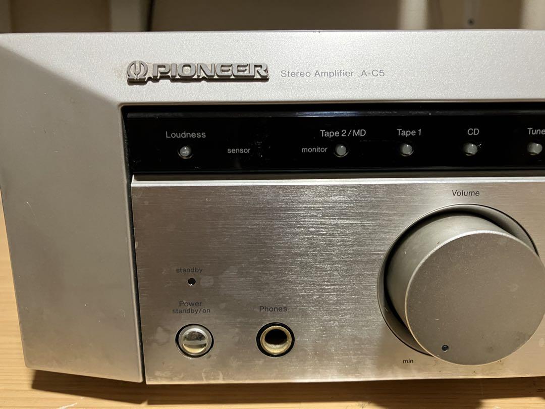 Pioneer・A-C5プリメインアンプ+KENWOOD・スピーカー／セット Pioneer・A-C5プリメインアンプ+KENWOOD・スピーカー／セット
