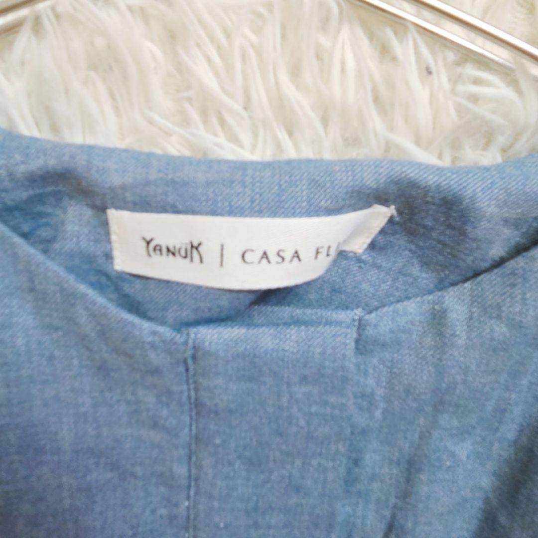 YANUK　CASA FLINE　ノースリーブティアードドレス　ワンピース CASA FLINE（カーサフライン）の「【YANUK×CASA FLINE】Organic