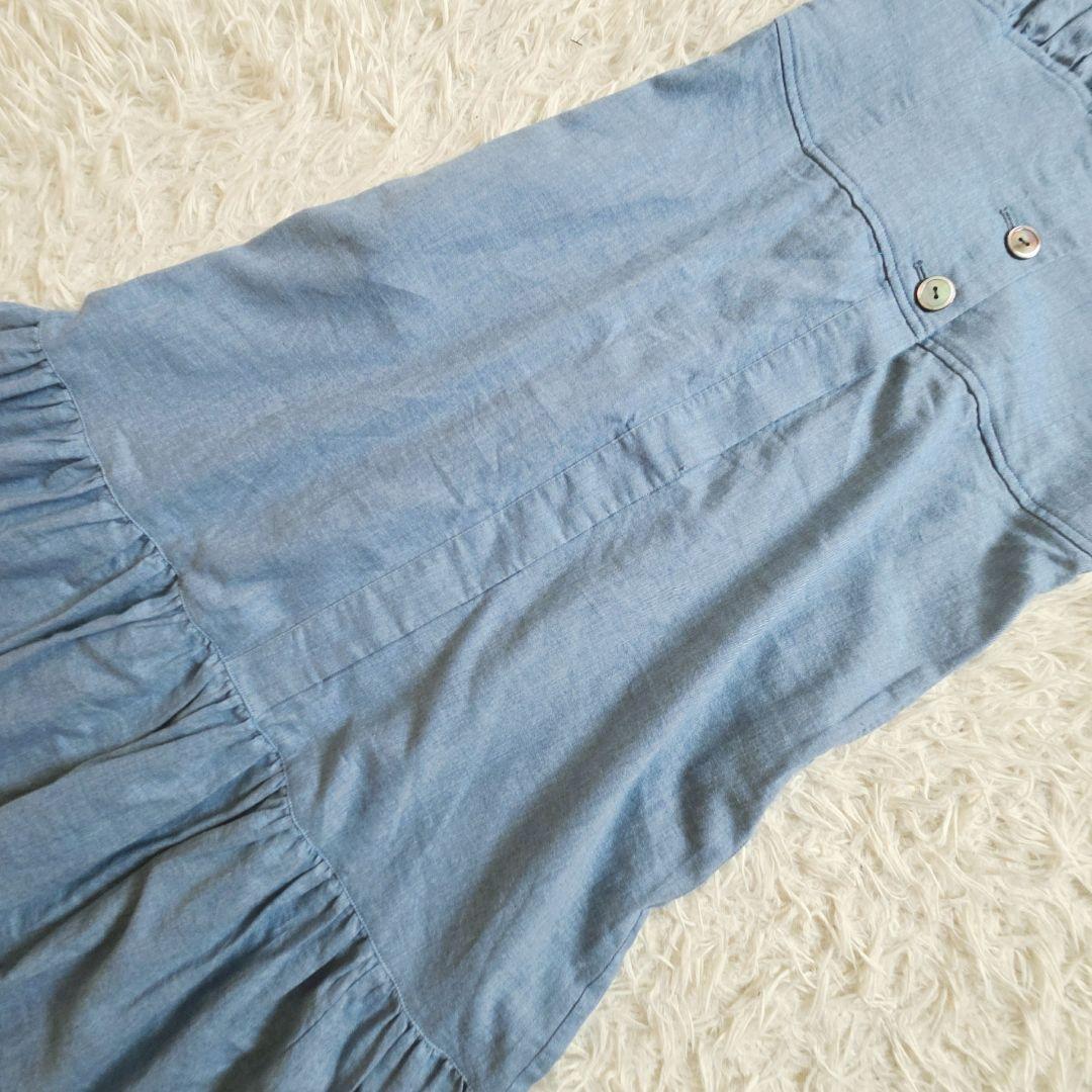 YANUK CASA FLINE ノースリーブティアードドレス ワンピース
